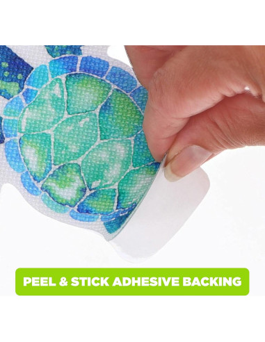 Tiras Antideslizantes Adhesivas Ginsey Vida Marina 10 Unidades