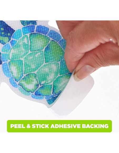 Tiras Antideslizantes Adhesivas Ginsey Vida Marina 10 Unidades