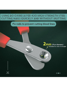 Cortadores de Uñas para Gatos Trumoon con Protector Circular 2