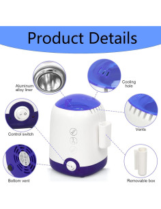 Esterilizador de Herramientas de Uñas GoLashFun Azul 185C 2