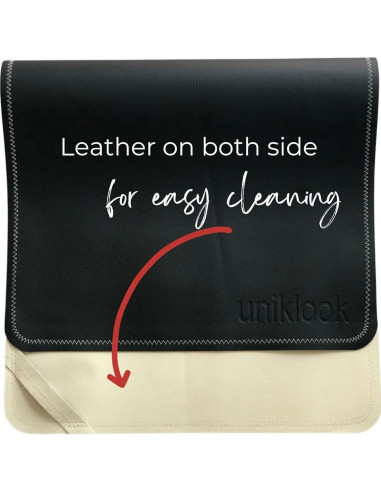 Alfombrilla Cambiadora Portátil Uniklook 35.6x55.9cm Cuero Vegano