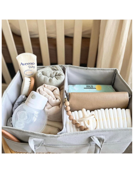 Alfombrilla Cambiadora Portátil Uniklook 35.6x55.9cm Cuero Vegano