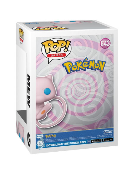 Funko Pop! Pokemon Mew Figura de Vinilo 10 cm Coleccionable