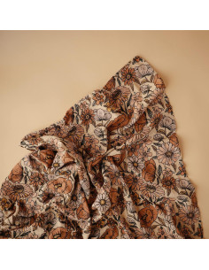 Manta de Envolver para Bebé Mushie 100% Algodón Orgánico 120x120cm 2