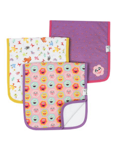 Paños de Eructo para Bebés Copper Pearl - 3 Unidades Grandes