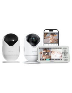 Monitor de Bebé WiFi Dr.Care SBM205205 con 2 Cámaras 1080P