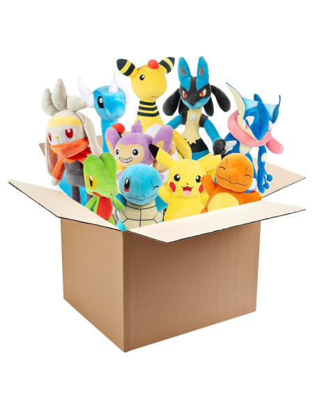 Peluche Pokémon 20.32 cm y 30.48 cm - Caja Sorpresa 2-Pack