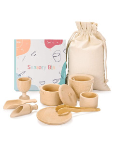 Set de Juguetes Montessori de Madera MONT PLEASANT - 9 Piezas