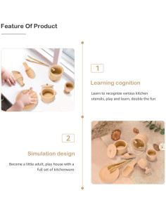 Set de Juguetes Montessori de Madera MONT PLEASANT - 9 Piezas 2