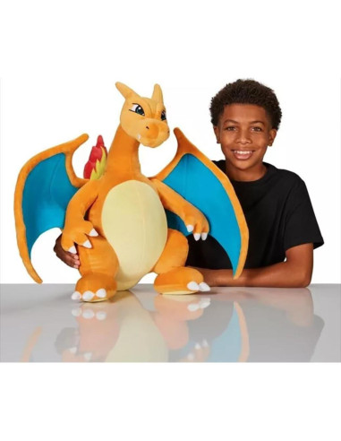 Peluche Jumbo Charizard 61 cm - Licencia Oficial Pokémon