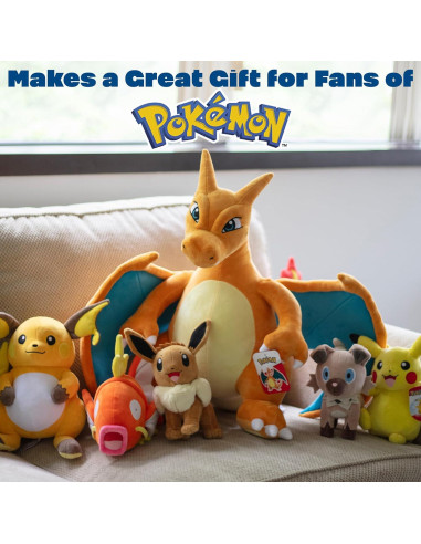Peluche Jumbo Charizard 61 cm - Licencia Oficial Pokémon