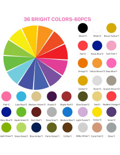 Paquete de Vinilo de Transferencia de Calor HAWERSI 60 Hojas 30.48x21.59cm 2