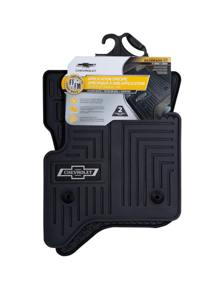 Alfombrillas de Piso Frontales Plasticolor para Chevrolet Silverado 2014-2018