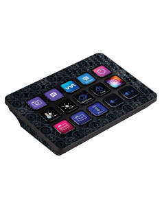 Piel de Fibra de Carbono MightySkins para Elgato Stream Deck MK.2 - Azulejo de Brújula