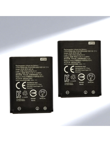 Batería NP-45 de Reemplazo Steelseries Arctis Nova Pro 2-Pack