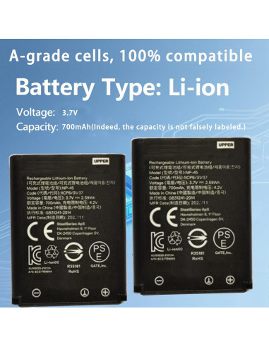 Batería NP-45 de Reemplazo Steelseries Arctis Nova Pro 2-Pack