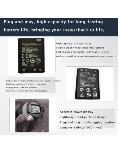 Batería NP-45 de Reemplazo Steelseries Arctis Nova Pro 2-Pack