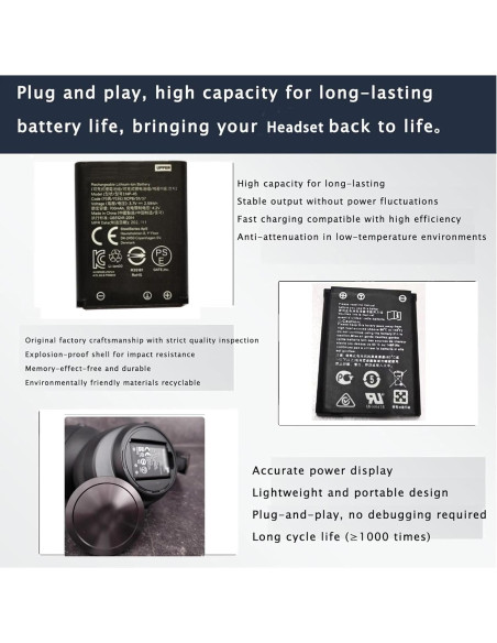 Batería NP-45 de Reemplazo Steelseries Arctis Nova Pro 2-Pack