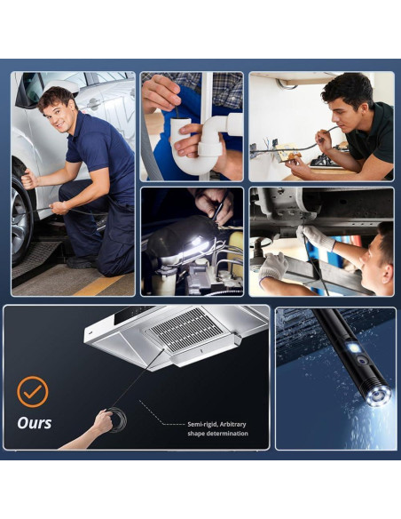 Cámara de Inspección Endoscópica USB-C 5M IP67 - Borescope