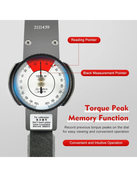 Llave de Torque Dial Pinkelin 0-100 N.m con Caja