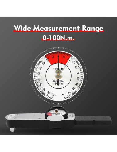 Llave de Torque Dial Pinkelin 0-100 N.m con Caja