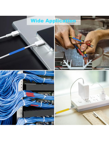 Kit de 900 Tubos Termocontraíbles DHOOZ 12 Tamaños 6 Colores