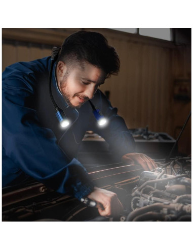 Luz de Trabajo de Cuello Recargable NextLED NT-6633 IPX4 2000mAh