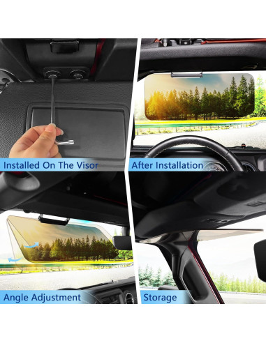 Extensor de Visera Solar Sukemichi para Jeep Wrangler JL 2018-2025