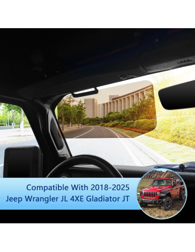 Extensor de Visera Solar Sukemichi para Jeep Wrangler JL 2018-2025