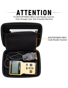 Funda de Almacenamiento Dura MGZNMTY para Escáner OBD2 2