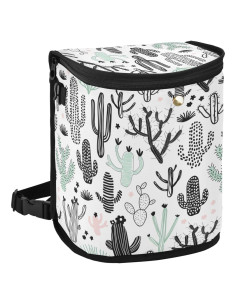 Cubo de Basura para Coche Oarencol 11.4L Impermeable con Tapa