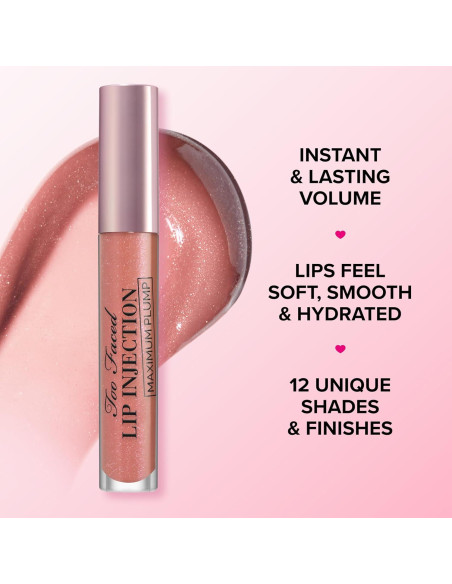 Brillo Labial Too Faced Lip Injection Maximum Plump 2.96 ml