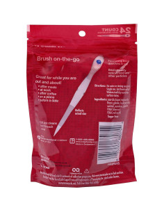 Cepillo de Dientes Desechable Mini Colgate Optic White Menta 24 Unidades 2