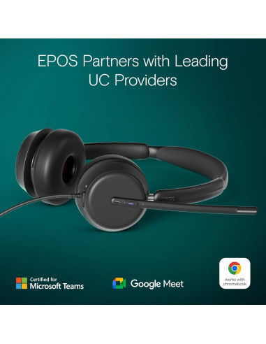 Auricular USB-C EPOS Impact 860T Doble Cara con Micrófono