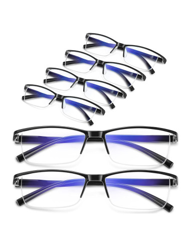Gafas de Lectura para Hombres con Protección Luz Azul 0.5x