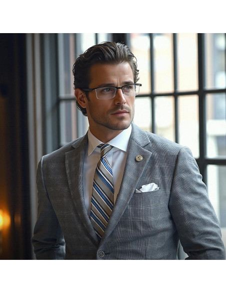 Gafas de Lectura para Hombres con Protección Luz Azul 0.5x