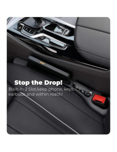 Relleno Espacio Asientos Coche Jocose Moose 2 Piezas Negro 2