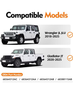 Tanque de Refrigerante AULESSE 68364312AC Aluminio Wrangler JL/JLU 2018-2024 2