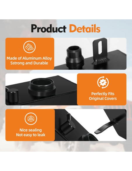 Tanque de Refrigerante AULESSE 68364312AC Aluminio Wrangler JL/JLU 2018-2024