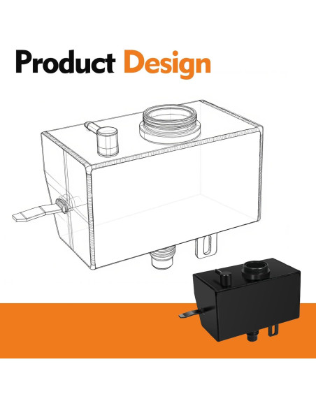Tanque de Refrigerante AULESSE 68364312AC Aluminio Wrangler JL/JLU 2018-2024