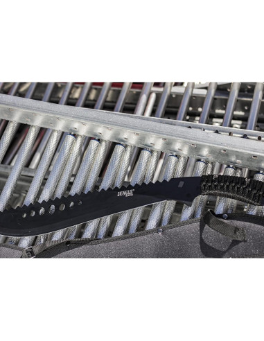 Machete Jungle Master JM-031B 53.34 cm Acero Inoxidable Negro