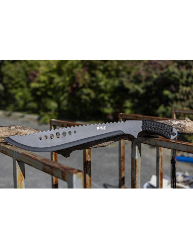 Machete Jungle Master JM-031B 53.34 cm Acero Inoxidable Negro