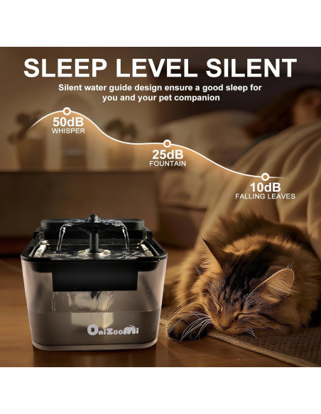 Fuente de Agua Automática Onizoomi 3L para Gatos y Perros Fuente de Agua Automática Onizoomi 3L para Gatos y Perros