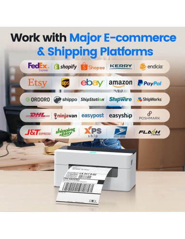 Impresora Térmica de Etiquetas BPXX D463B Bluetooth 203 DPI