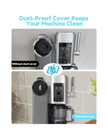 Tapa Sello a Prueba de Polvo Tiga para Ninja NC701 - PETG