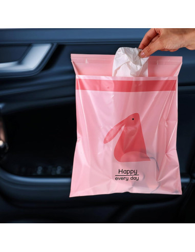 105 Bolsas de Basura Autoadhesivas HOFURME para Auto Impermeables