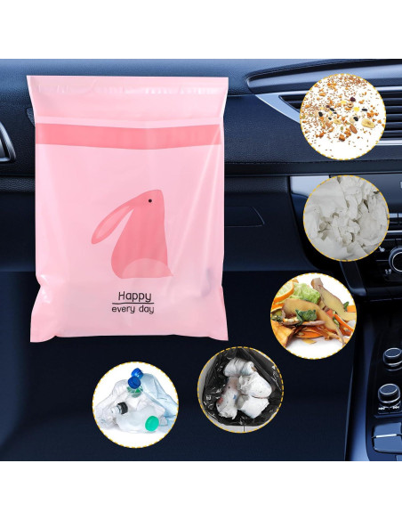 105 Bolsas de Basura Autoadhesivas HOFURME para Auto Impermeables