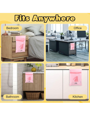 105 Bolsas de Basura Autoadhesivas HOFURME para Auto Impermeables