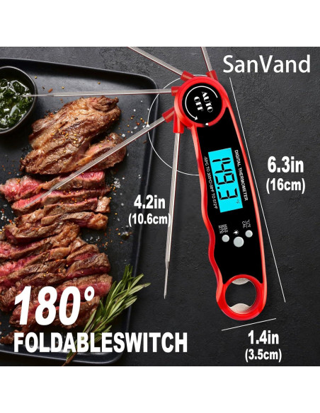 Termómetro Digital de Carne SanVand SVD001 - Lectura Instantánea