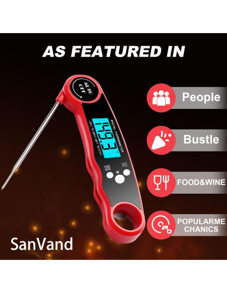 Termómetro Digital de Carne SanVand SVD001 - Lectura Instantánea